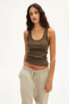 Спортивные штаны из смеси хлопка H&M, зеленый