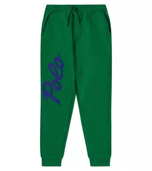 Спортивные штаны из смесового хлопка Polo Ralph Lauren, зеленый