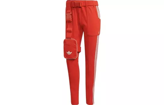 Спортивные штаны Ji Won Choi X Olivia Oblanc SST красные Adidas Originals