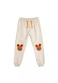 Спортивные штаны JOGGER TEDDY BEAR DRAWSTRING BRUSHED INTERIOR Koton, цвет beige