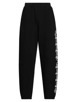 Спортивные штаны-колонны Aries, черный