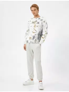 Спортивные штаны KOTON Sweathose, серый