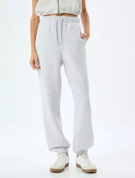 Спортивные штаны Koton Tapered Pants, светло-серый