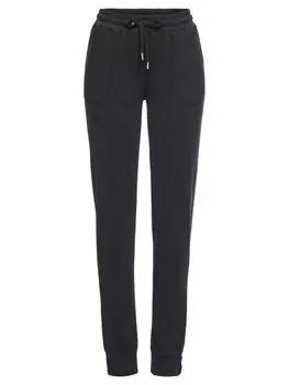 Спортивные штаны LASCANA, черный