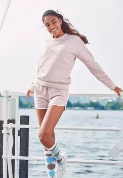 Спортивные штаны LASCANA, розовый