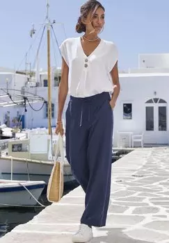 Спортивные штаны LASCANA, синий