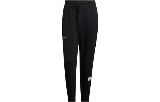 Спортивные штаны Lounge Knit мужские черные Adidas, черный