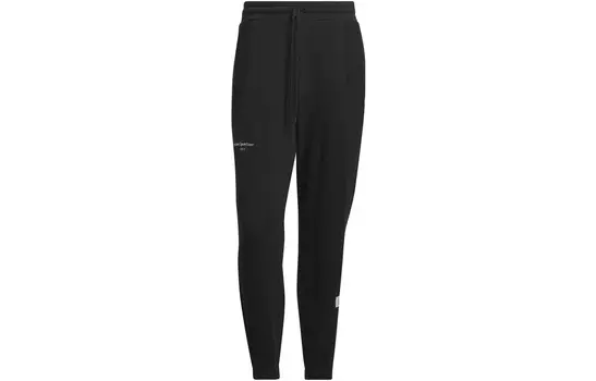 Спортивные штаны Lounge Knit мужские черные Adidas, черный