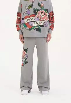 Спортивные штаны LOVE HARD RELAXED Ed Hardy, серый