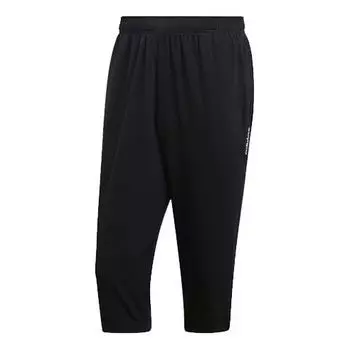 Спортивные штаны Men's adidas E Pln 3/4 Wvn Woven Cone Training Running Sports Cropped Pants/Trousers Black, черный