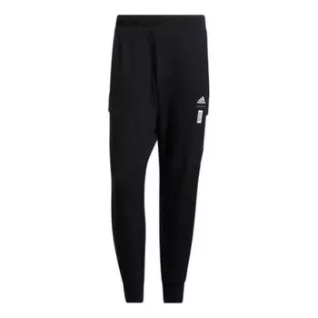 Спортивные штаны Men's adidas Elastic Waistband Straight Sports Pants/Trousers/Joggers Black, мультиколор
