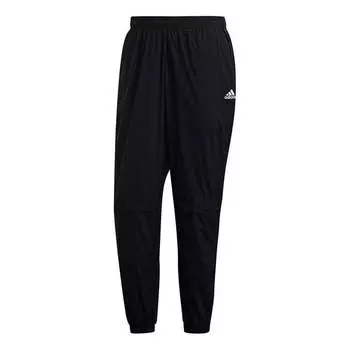 Спортивные штаны Men's adidas Mh Wv Tp Running Training Woven Bundle Feet Sports Pants/Trousers/Joggers Black, мультиколор