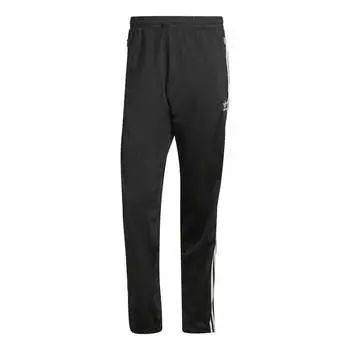 Спортивные штаны Men's adidas originals Printing Logo Solid Color Stripe Sports Pants/Trousers/Joggers Black, черный