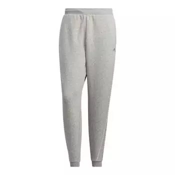 Спортивные штаны Men's adidas Solid Color Alphabet Logo Casual Sports Pants/Trousers/Joggers Gray, серый
