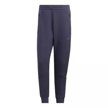 Спортивные штаны Men's adidas St Blok Knpnt Logo Printing Elastic Waistband Bundle Feet Sports Pants/Trousers/Joggers Blue, синий