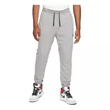Спортивные штаны Men's Air Jordan Dri-Fit Logo Contrasting Colors Knit Sports Pants/Trousers/Joggers Gray, серый