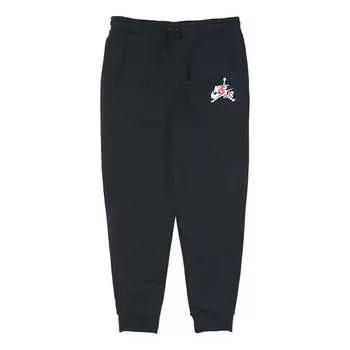 Спортивные штаны Men's Air Jordan Fleece Lined Stay Warm Sports Pants/Trousers/Joggers Black, черный