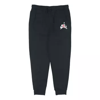 Спортивные штаны Men's Air Jordan Fleece Lined Stay Warm Sports Pants/Trousers/Joggers Black, Черный