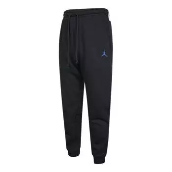 Спортивные штаны Men's Air Jordan Solid Color Logo Casual Bundle Feet Knit Sports Pants/Trousers/Joggers Black, мультиколор