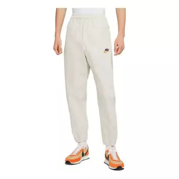 Спортивные штаны Men's Nike Woven Logo Printing Sports Pants/Trousers/Joggers Autumn White, Белый