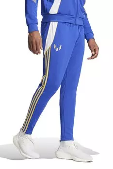 Спортивные штаны Месси с молниями на подоле Adidas Performance, синий