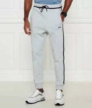 Спортивные штаны мужские Boss Green с лампасами, серый