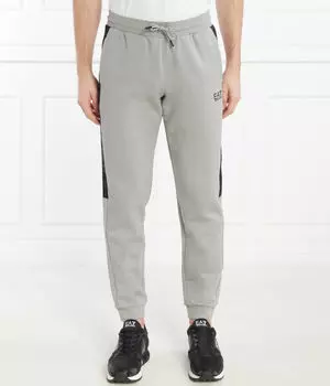 Спортивные штаны мужские Ea7 на кулиске, серый