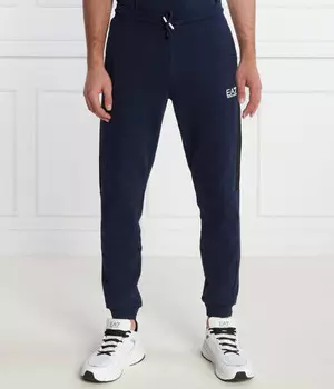 Спортивные штаны мужские Ea7 на кулиске, синий