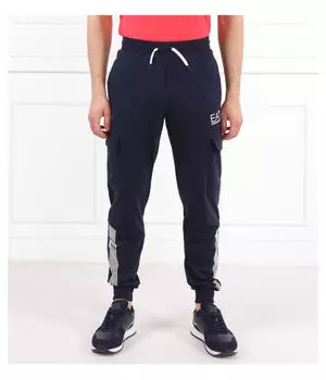 Спортивные штаны мужские Ea7 на кулиске, синий