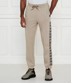 Спортивные штаны мужские Ea7 с лампасами, бежевый