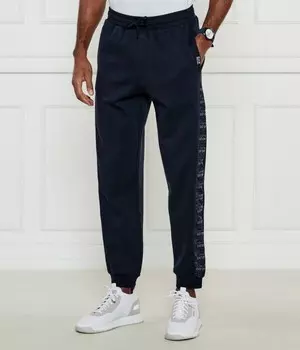 Спортивные штаны мужские Ea7 с лампасами, синий