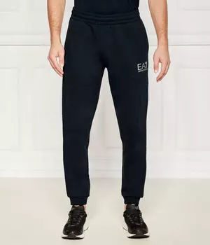 Спортивные штаны мужские Ea7 зауженные, темно-синий