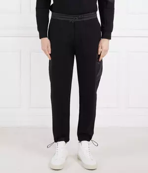Спортивные штаны мужские Emporio Armani с кулисками, черный