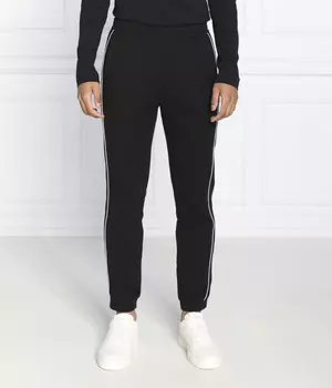 Спортивные штаны мужские Emporio Armani с лампасами, черный