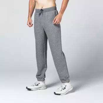 Спортивные штаны мужские Fitness Regular - 500 серый DOMYOS, серо-голубой