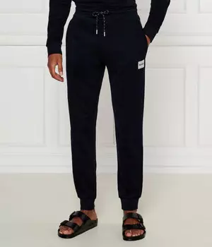 Спортивные штаны мужские Hugo Bodywear с логотипом, черный