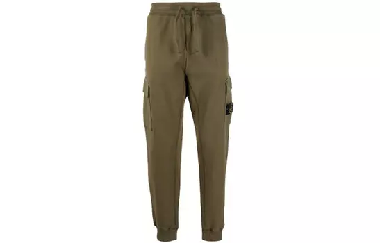 Спортивные штаны мужские Stone Island, зеленый