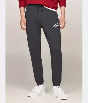 Спортивные штаны мужские Tommy Jeans хлопковые, черный