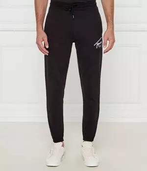 Спортивные штаны мужские Tommy Jeans хлопковые, черный