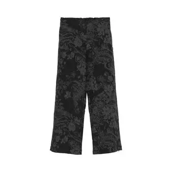 Спортивные штаны Nike Mid-Rise Jacquard Track Pants 'Black/Anthracite/Black', черный
