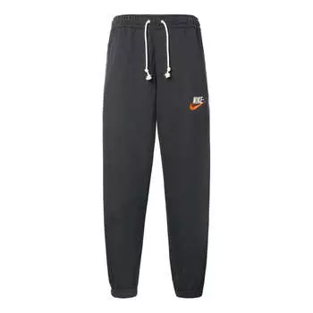 Спортивные штаны Nike Trend Capsule Series Sports Breathable Training Casual Bundle Feet Long Pants Black, черный