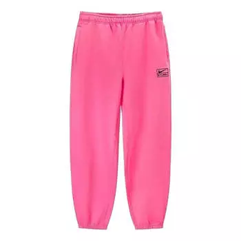 Спортивные штаны Nike x Stussy FW22 Casual Joggers 'Pink', розовый