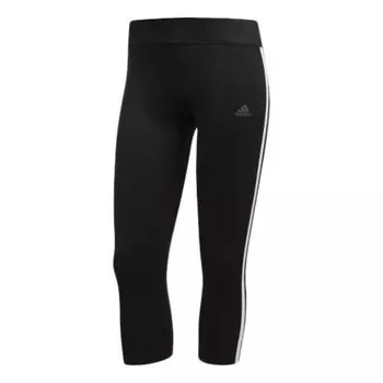 Спортивные штаны ответ 3 4 колготки азиатские размеры Adidas, черный