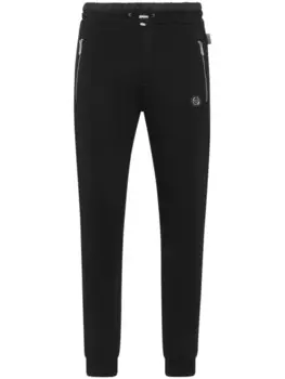 Спортивные штаны Philipp Plein с пуховыми вставками, черный