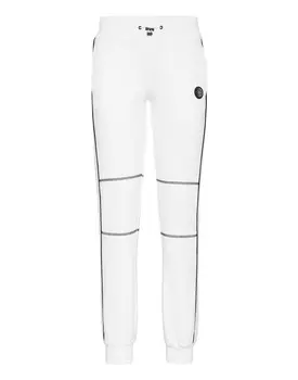 Спортивные штаны Plein Sport Tapered Pants, белый