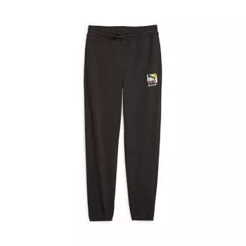 Спортивные штаны PUMA Big Kids' Classics Brand Love, черный
