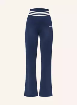 Спортивные штаны расклешенные брюки Adidas Originals, синий