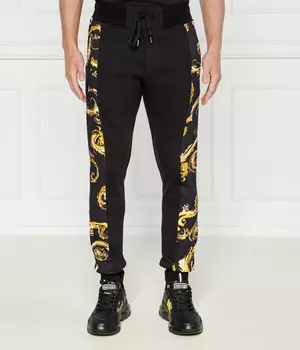 Спортивные штаны Regular Fit Versace Jeans Couture, черный