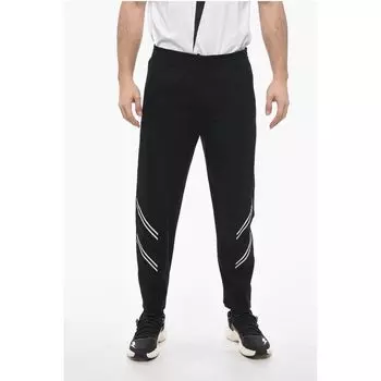 Спортивные штаны REM + VARSITY с контрастной полосой Neil Barrett, Black