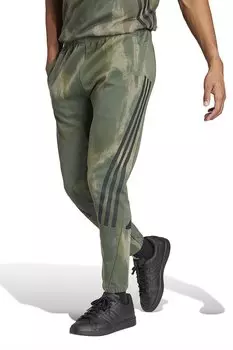 Спортивные штаны с 3 полосками Future Icons Adidas Sportswear, зеленый